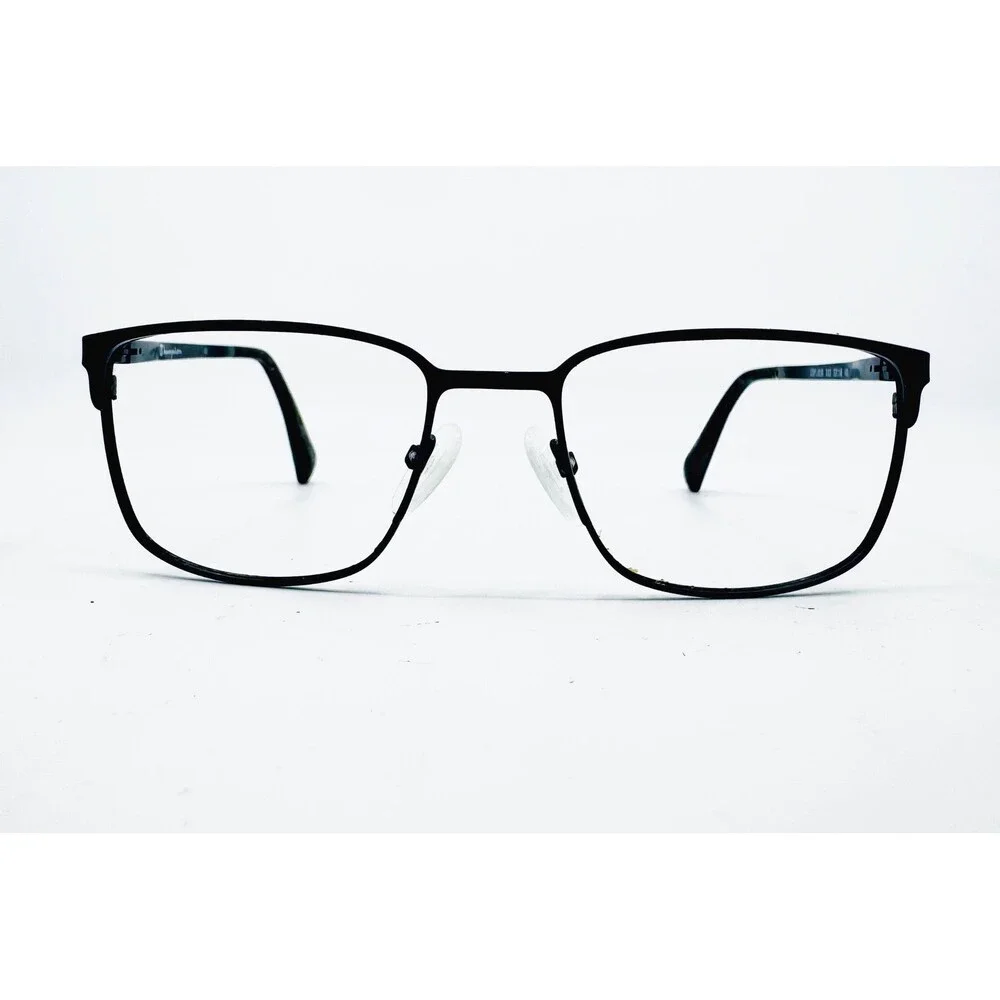Champion Eyeglasses Mens Black CUFLI006 C03 Full Rim Square Frames 53-18-140